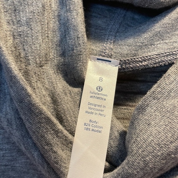 Lululemon Gray Double Up Reversible Cowl Neck Top 8 - Picture 4 of 10